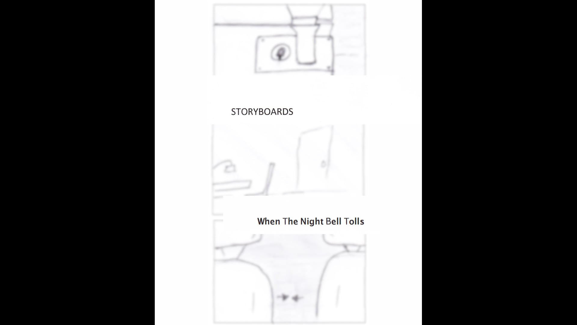 When The Night Bell Tolls Storyboards
