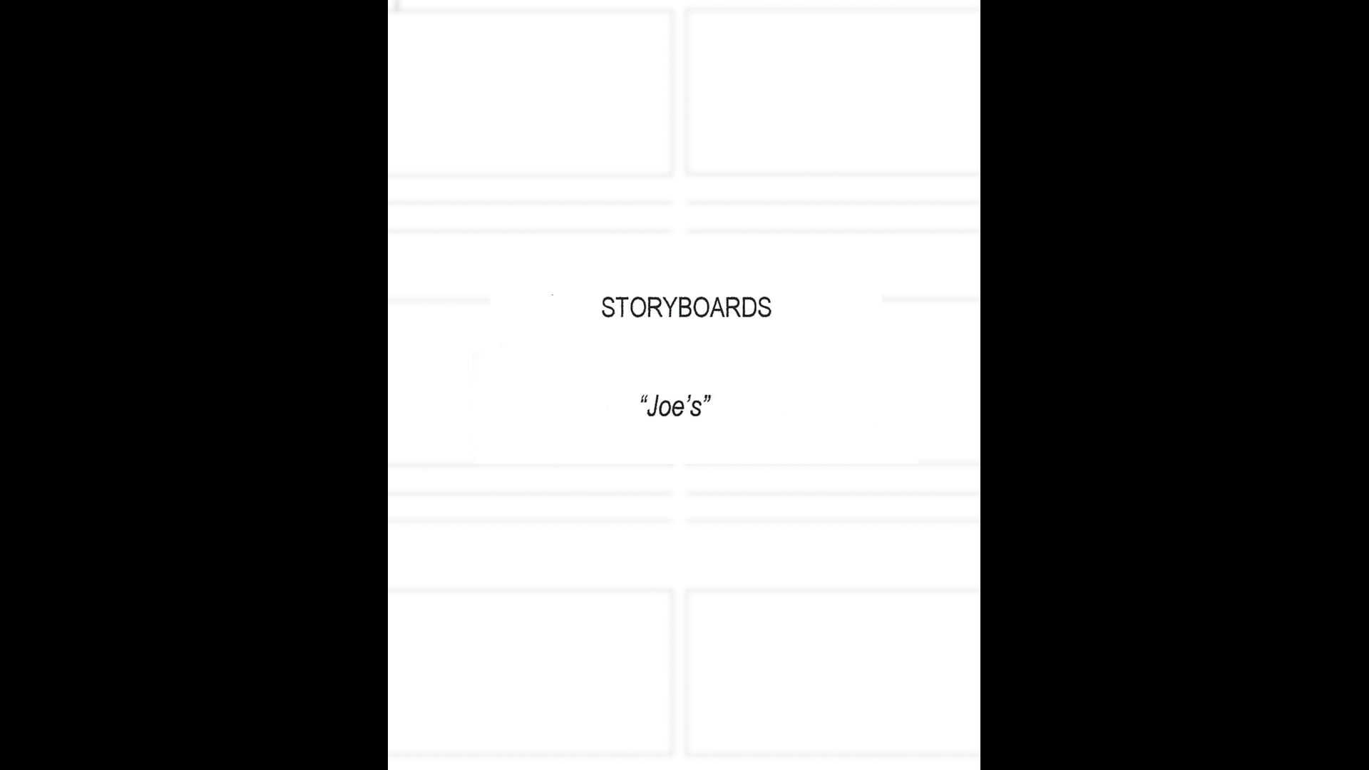 Joe's Storyboards