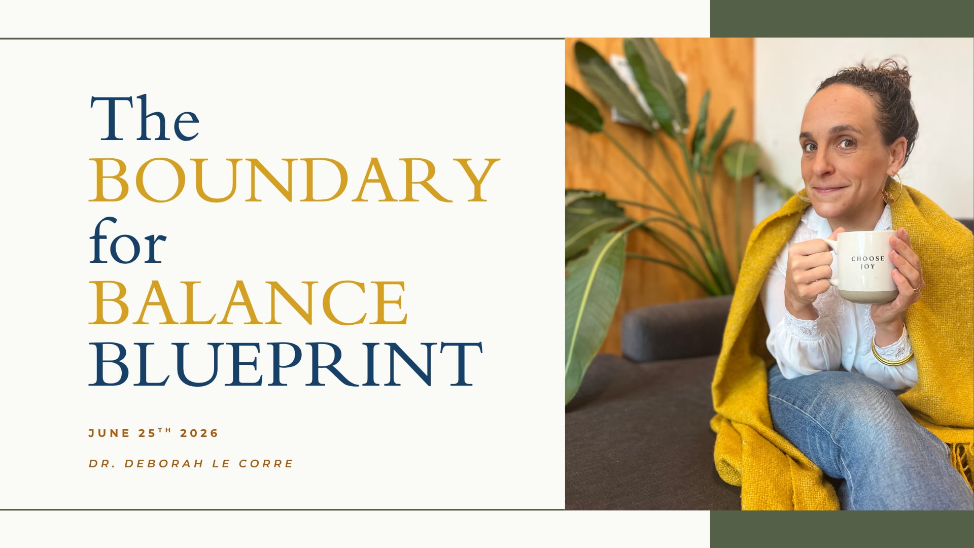 THE BOUNDARY FOR BALANCE BLUEPRINT