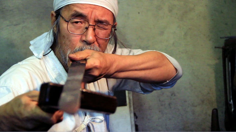 Portraits faits à la main : le fabricant d'épées