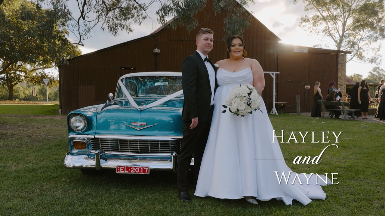 Gledswood Homestead & Winery Wedding Video, Sydney - Hayley and Wayne
