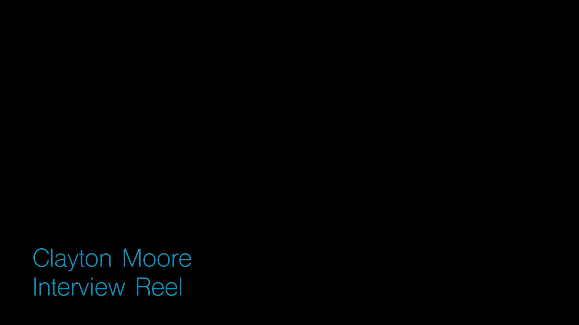 CMDP Interview Reel
