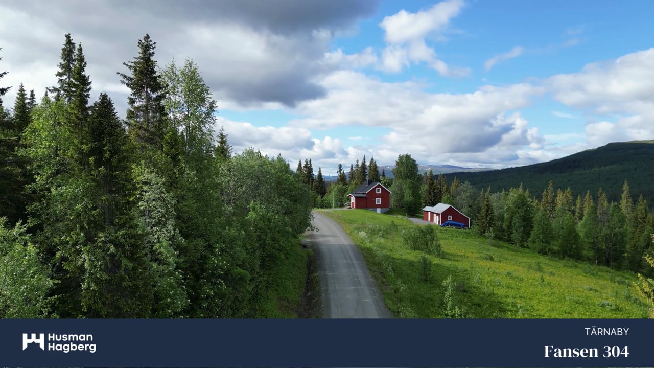 3 rum Villa på Fansen 302 Tärnaby Storumans kommun - video