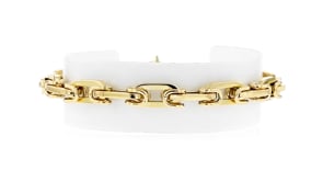 Roberto Coin 18kt Yellow Gold Interlocking-Link Bracelet