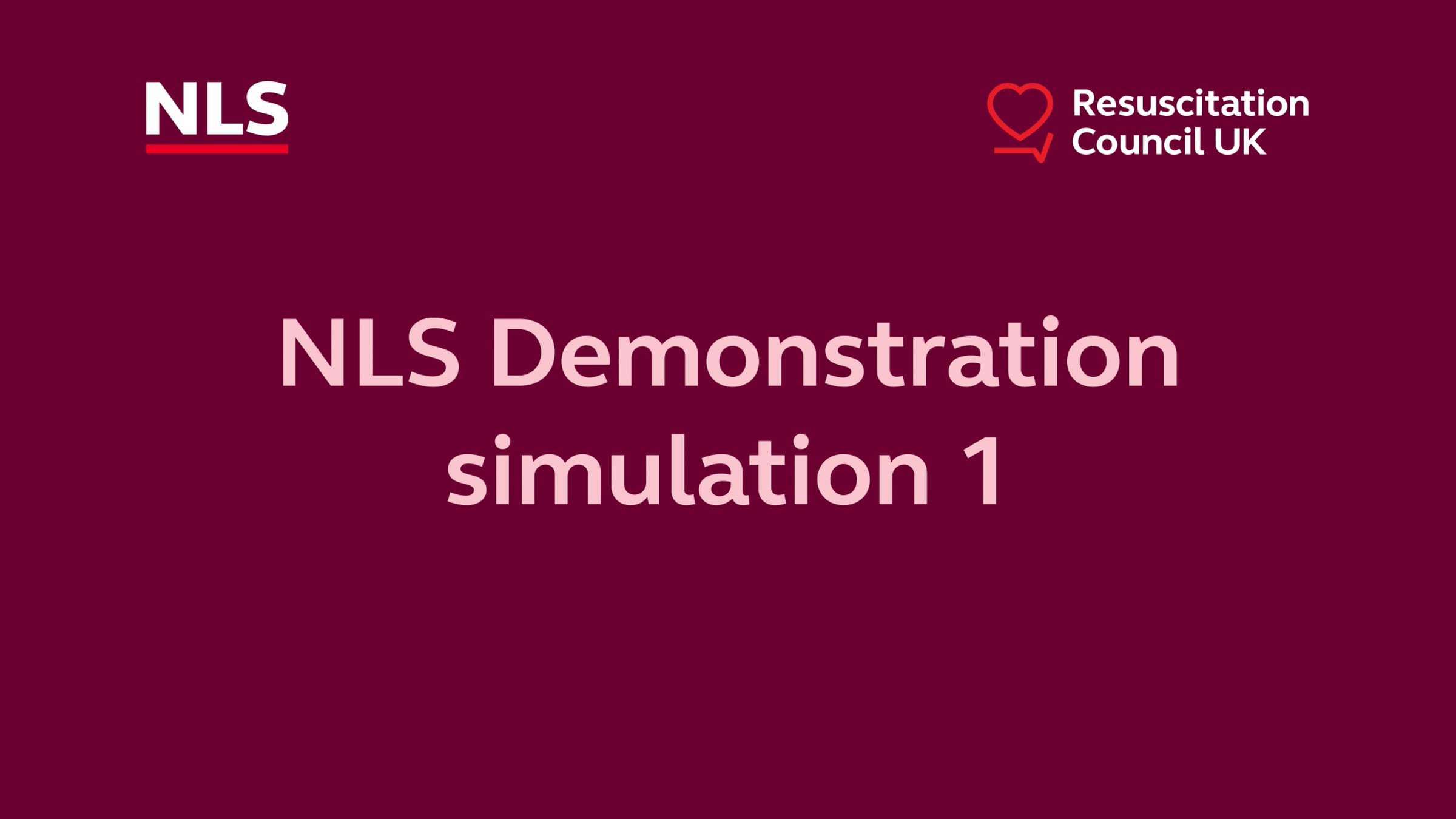RCUK Newborn Life Support - Demonstration simulation 1 | Videos ...