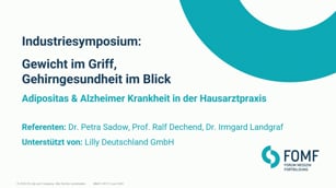 Gewicht im Griff, Gehirngesundheit im Blick: Adipositas & Alzheimer Krankheit in der Hausarztpraxis