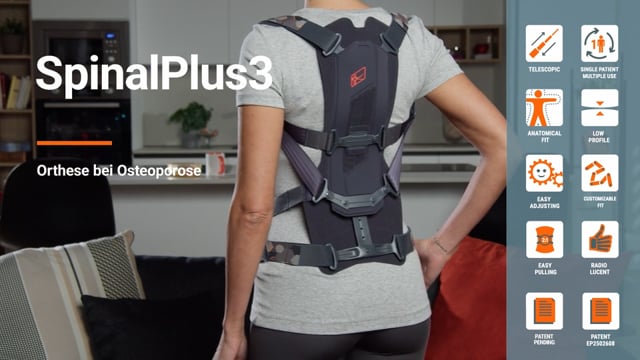 SpinalPlus 3 - Orthese bei Osteoporose