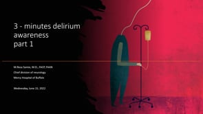 Delirium Awareness Part 1