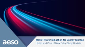 Market Power Mitigation for Energy Storage/Hydro and Cost of New Entry Study Update - June 22, 2026