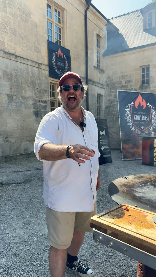 Il comico Chicandier al Château Grillrost.