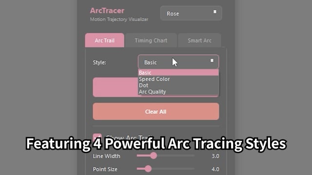 ArcTracer for Maya: the arc-trail plugin for animators tired of guessing spacing — product preview