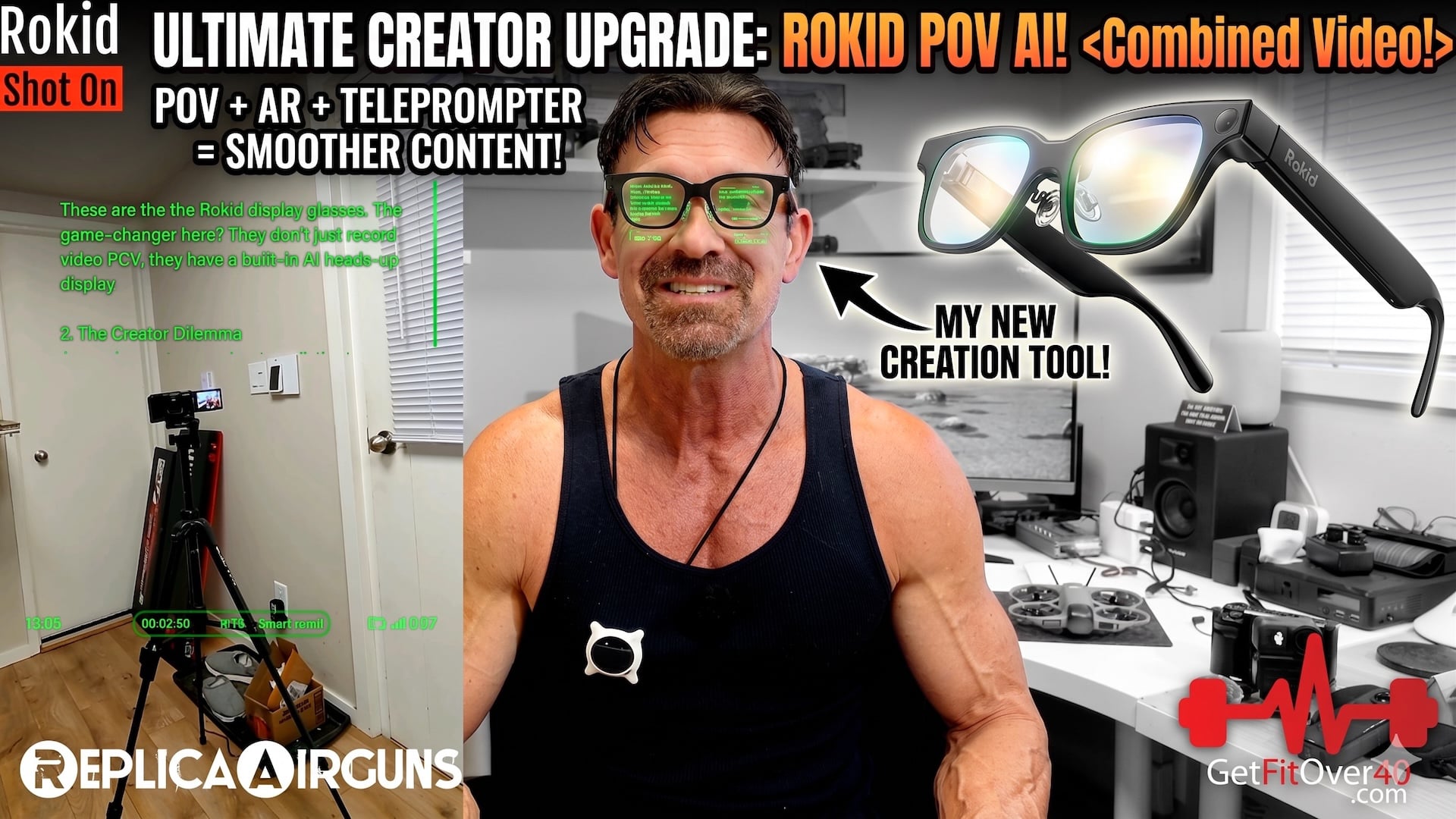 The Next Level of Content Creator Tech - Rokid POV Display Glasses Upgrade