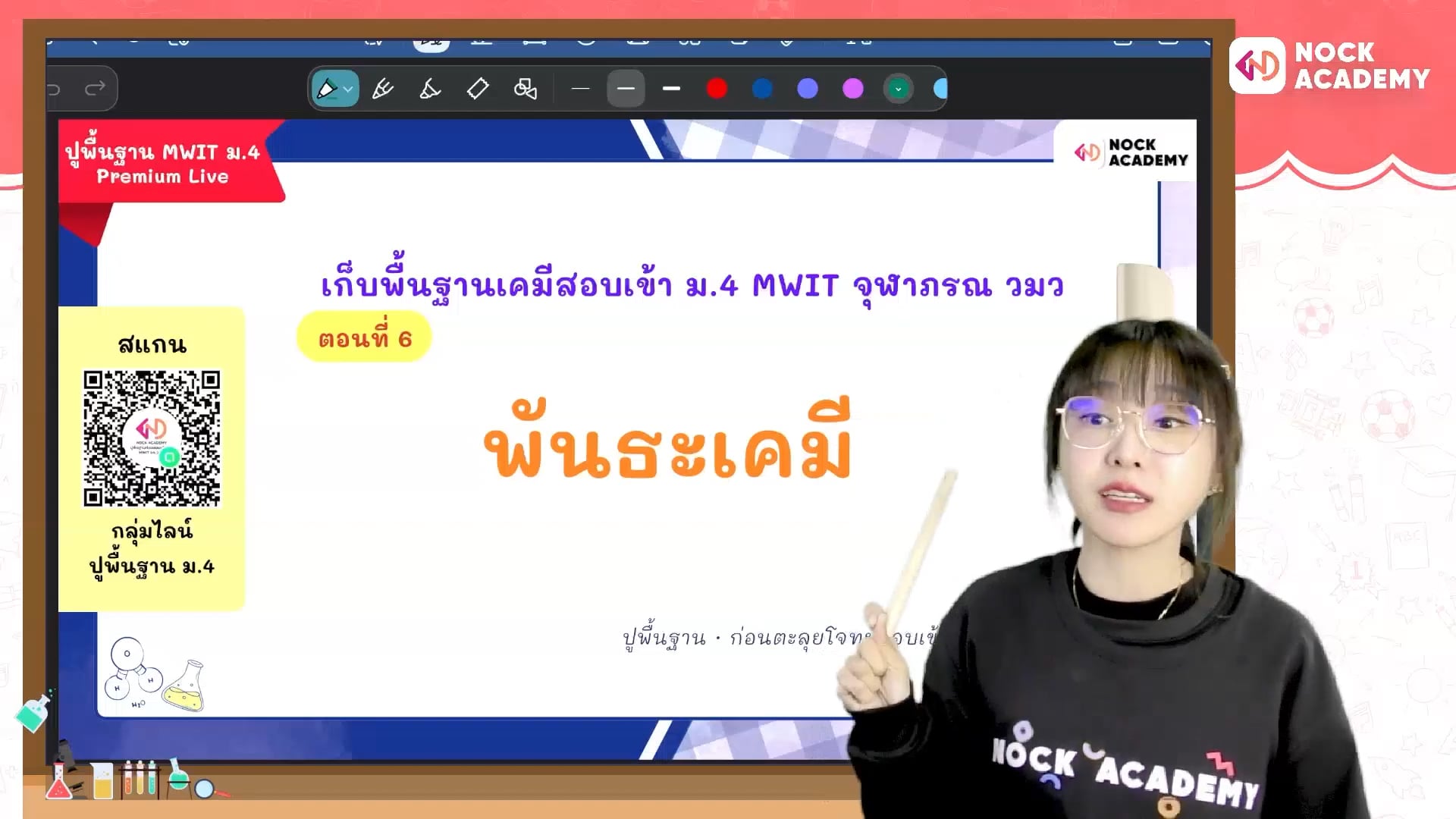 ปูพื้นฐานก่อนสอบเข้า ม.4 MWIT จุฬาภรณ วมว ตอนที่ 6 พันธะเคมี