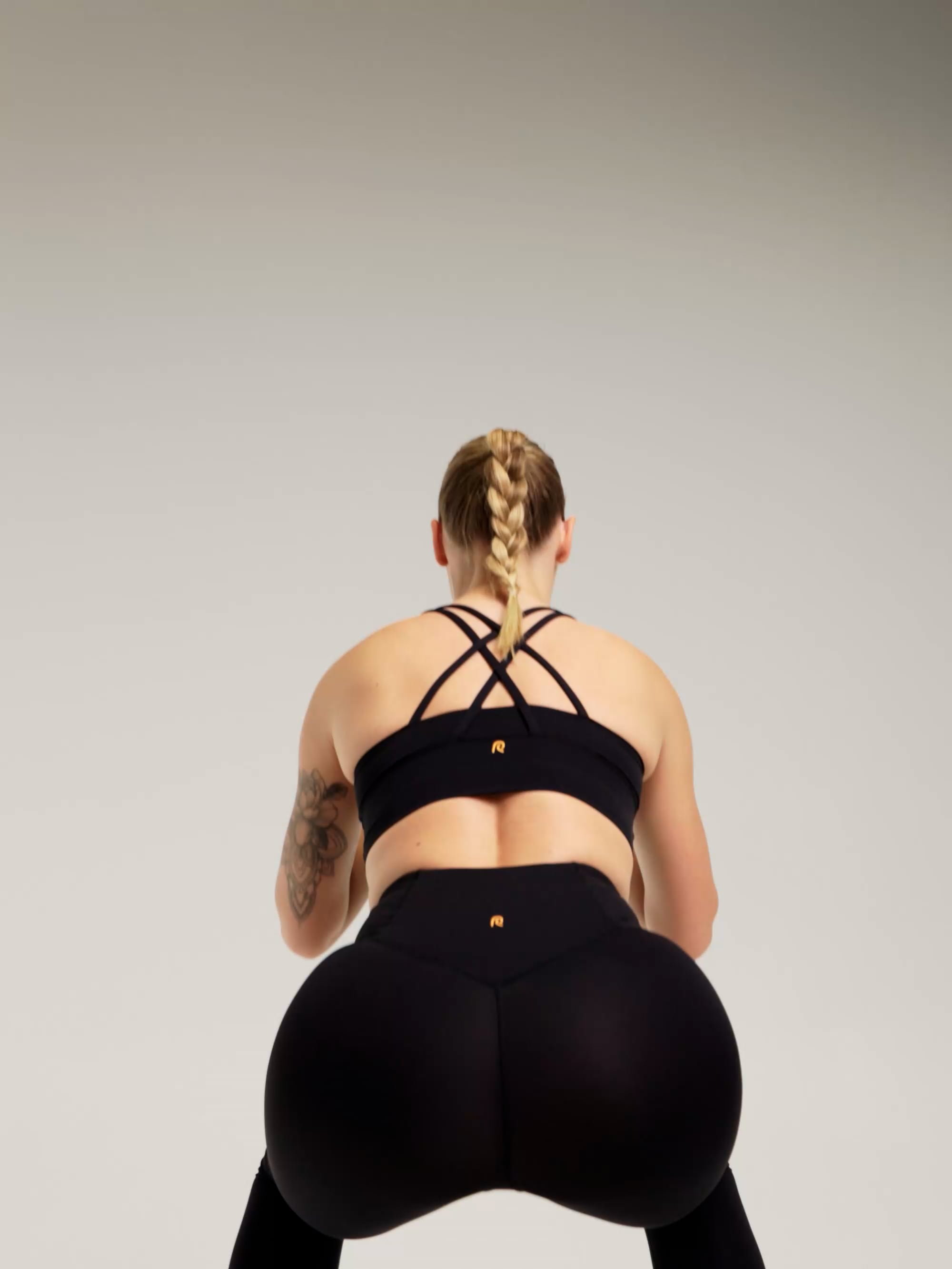 טייץ squat proof באורך ”28 מבד nero