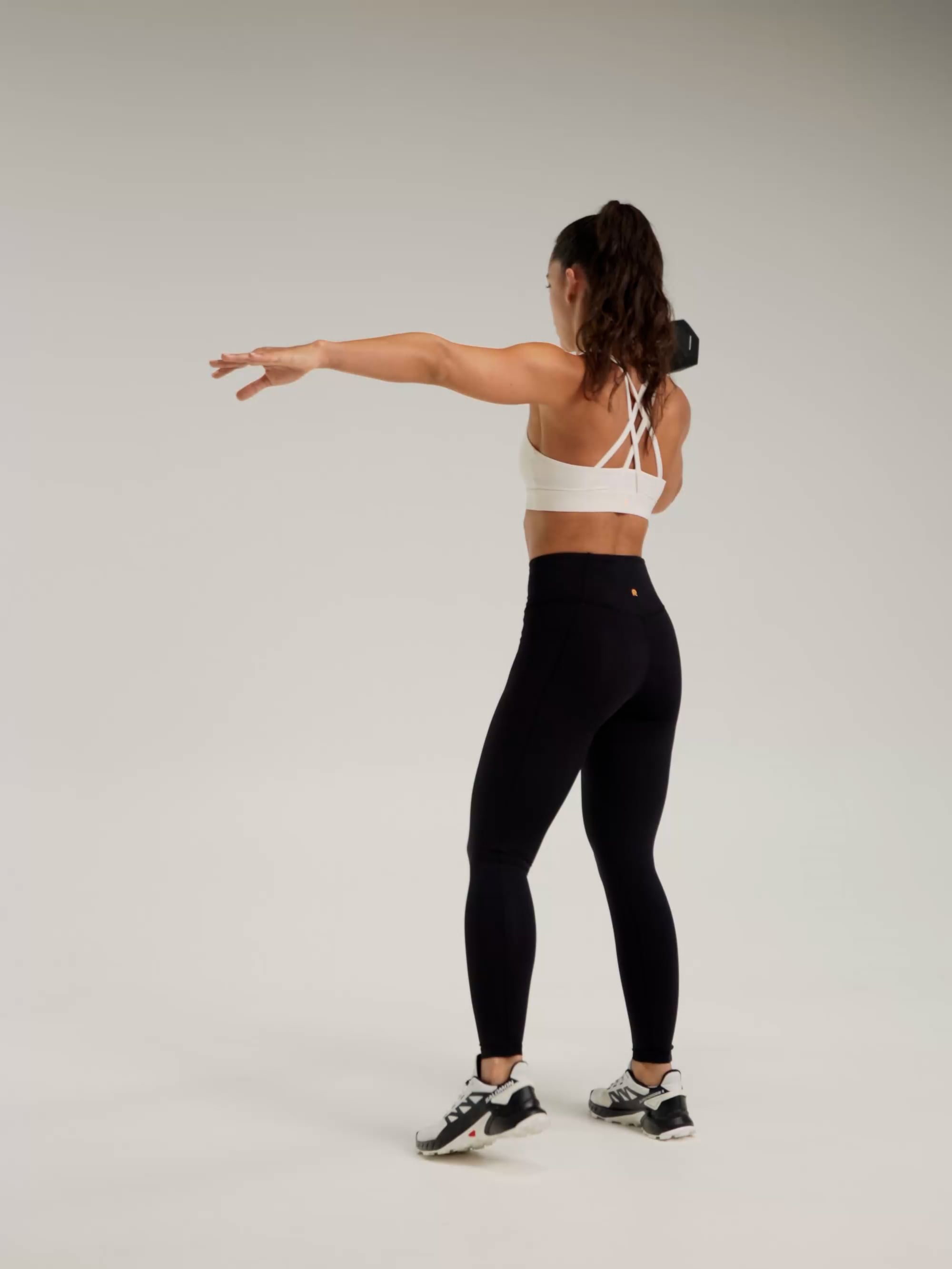 טייץ עם כיסים squat proof אורך ”25 מבד nero