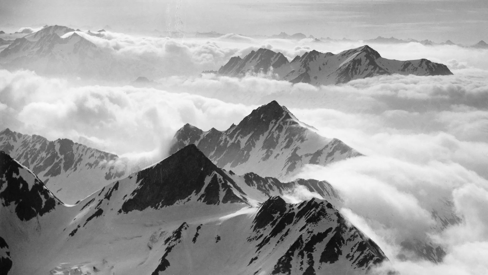 Fr&uuml;he Panoramen und Flugbilder von Walter Mittelholzer