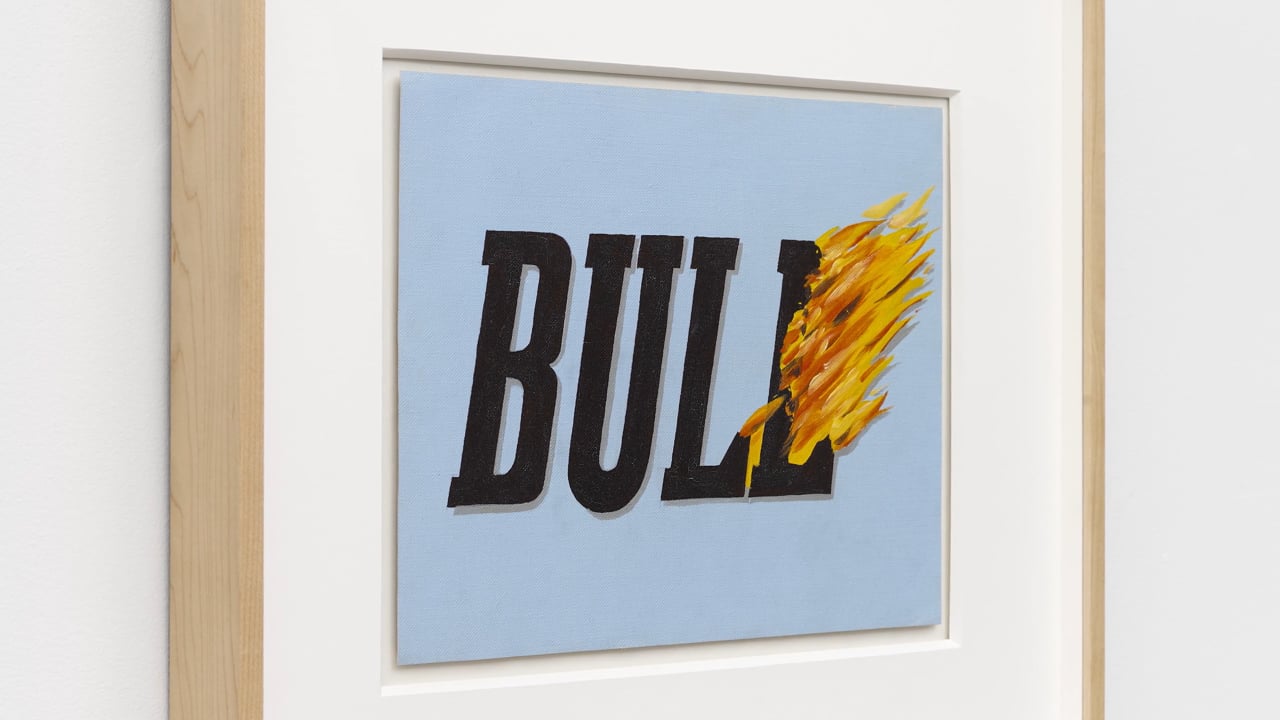 Salon: Ed Ruscha, 'Bull' (1963)