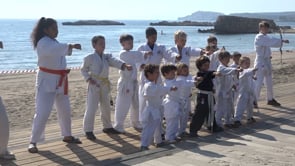 Festa de final de curs a l'escola d'arts marcials
