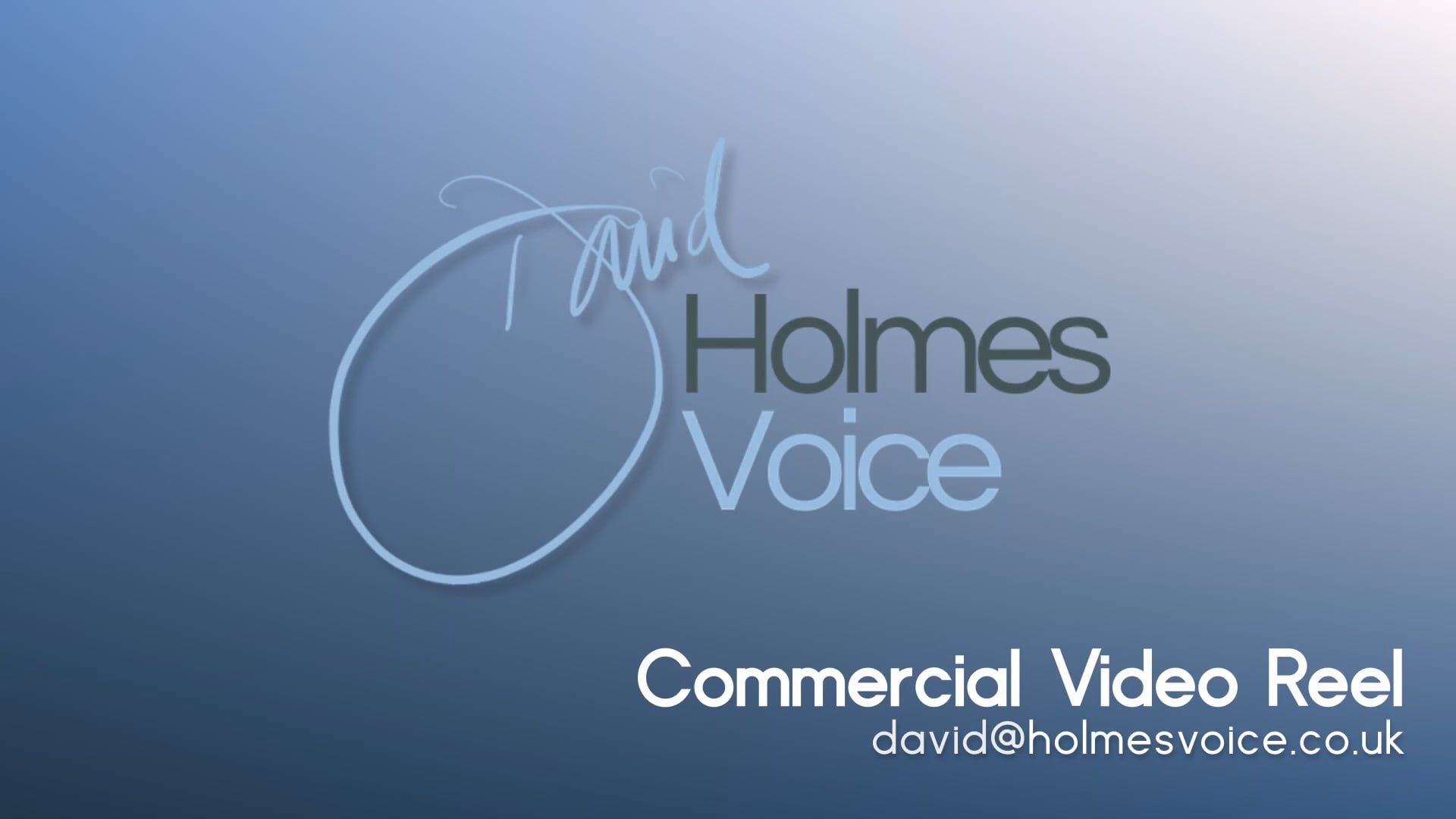 David Holmes - Commercial Video Reel 0626