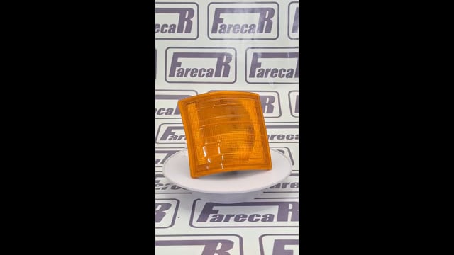 LANTERNA PISCA  SETA AMBAR ESQUERDA ORIGINAL IAM MERCEDEZ BENZ MB709 MB712 MB912 CARROCERIA MARCOPOLO 1989 a 1999