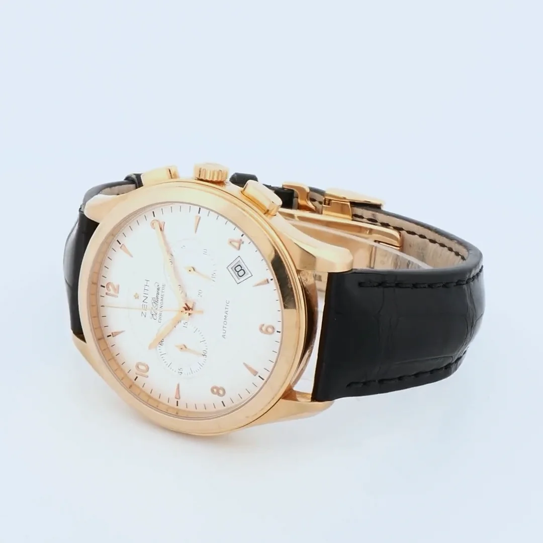Used Zenith El Primero 18.0520.4002 18k rose gold White d