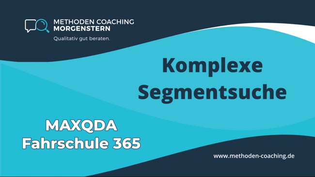 Komplexe Segmentsuche | Relationen detailliert suchen