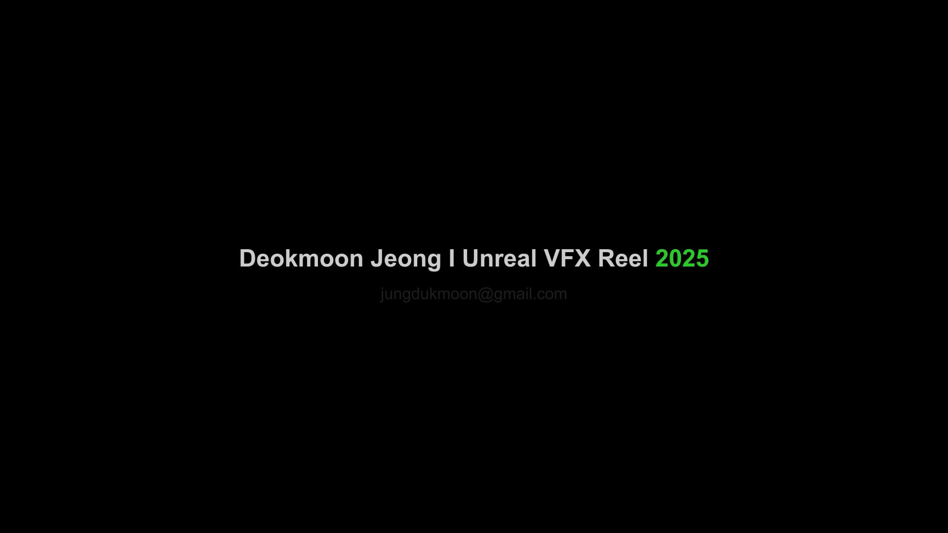 FXmoon Unreal VFX Reel 2025