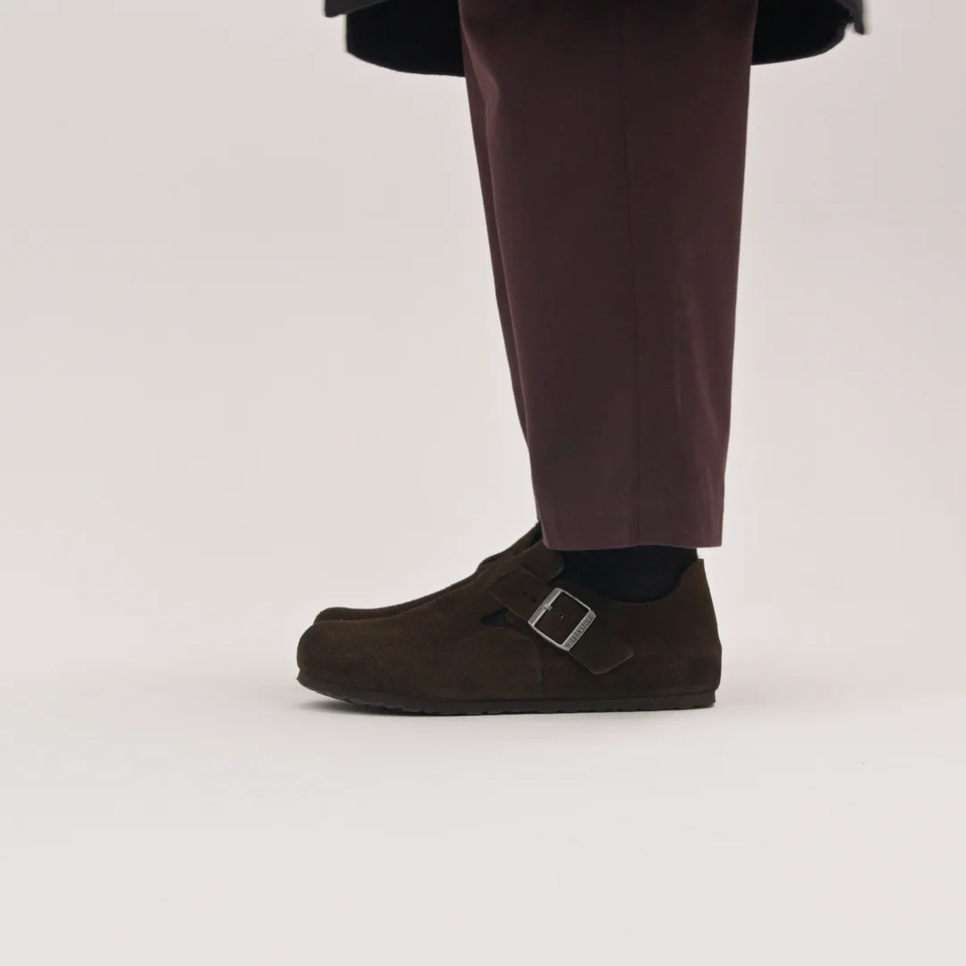 London Suede Leather in Color Mocca | BIRKENSTOCK UK