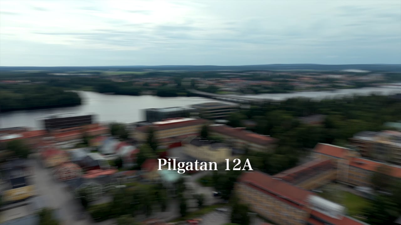 2 rum Lägenhet på Pilgatan 12A Öst på stan Umeå kommun - video