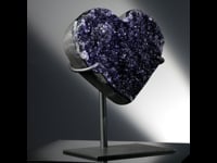 Astro West - Hand Carved Heart Amethyst AWHOME533 Video