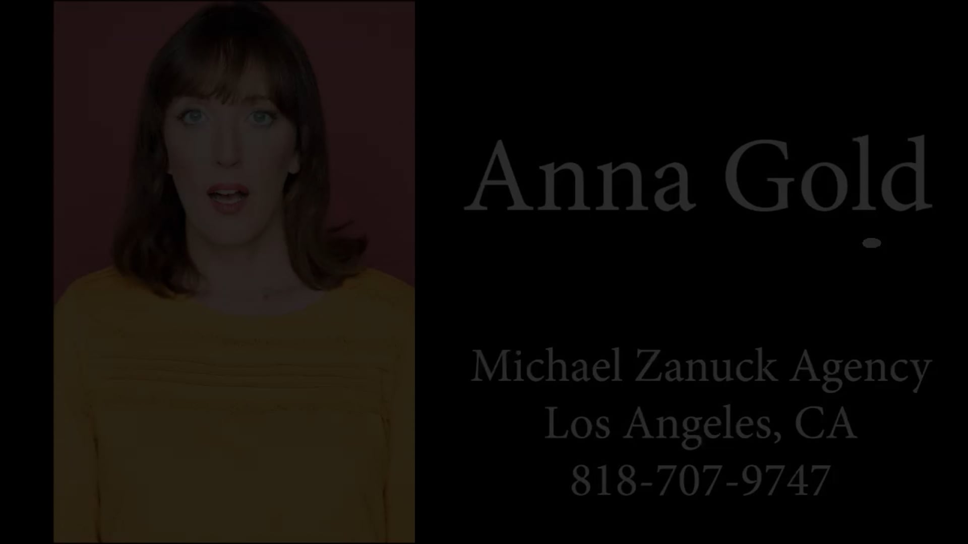 Promotional video thumbnail 1 for Anna K Gold