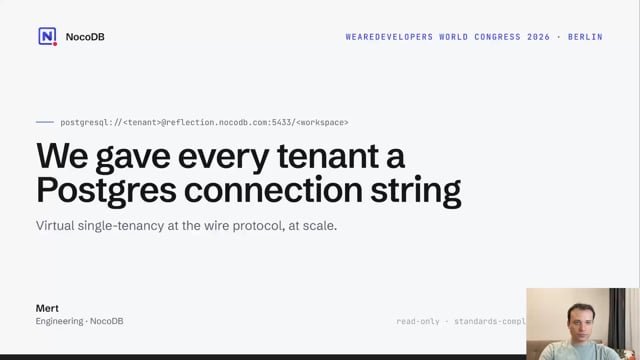 We Gave Every Tenant a Postgres Connection String