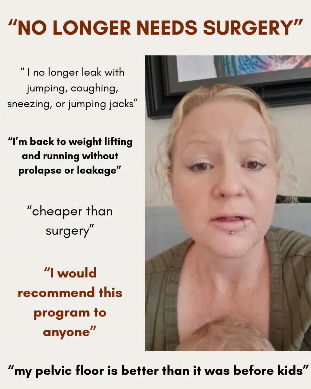 Client video testimonial