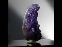 Astro West - Hand Carved Amethyst Moon of New Beginnings AWAMET537 Video
