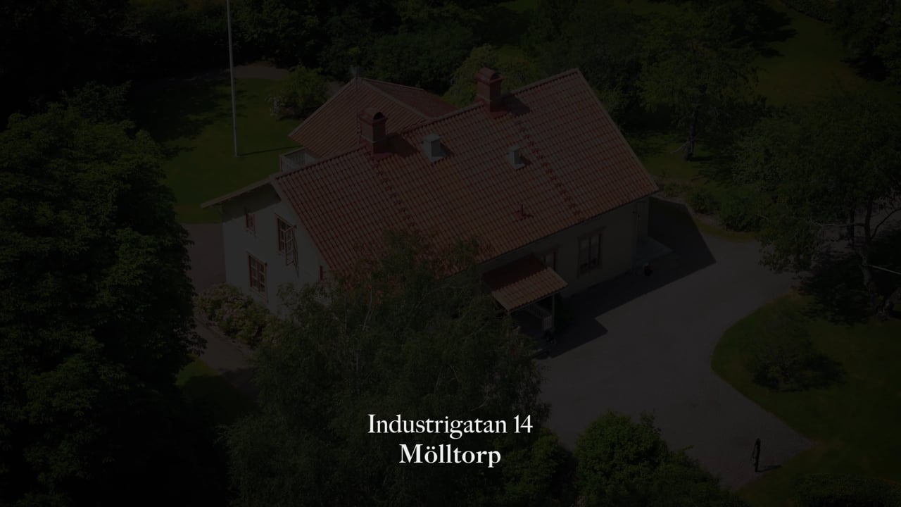 7 rum Villa på Industrigatan 14 Mölltorp Karlsborgs kommun - video