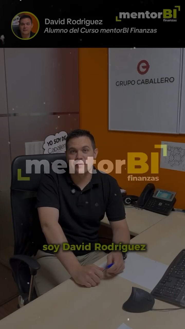 David Rodríguez, alumno de mentorBI finanzas