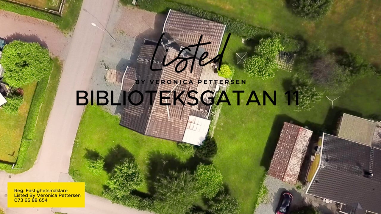6 rum Villa på Biblioteksgatan 11 Grillby Enköpings kommun - video
