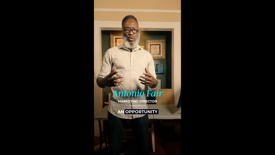 Antonio Fair — video testimonial