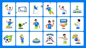 70 Animated Football World Cup, a Sport Illustration by Creative Stall (Thumbnail 2 of 4)