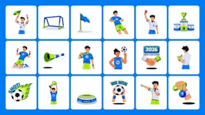 Bundle of Football World Cup, a Sport Illustration by Creative Stall (Thumbnail 11 of 11)