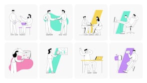 Animated Work Illustrations, a Finance Illustration by Vectors Market (Thumbnail 4 of 4)