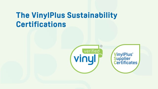The VinylPlus Sustainability Certifications