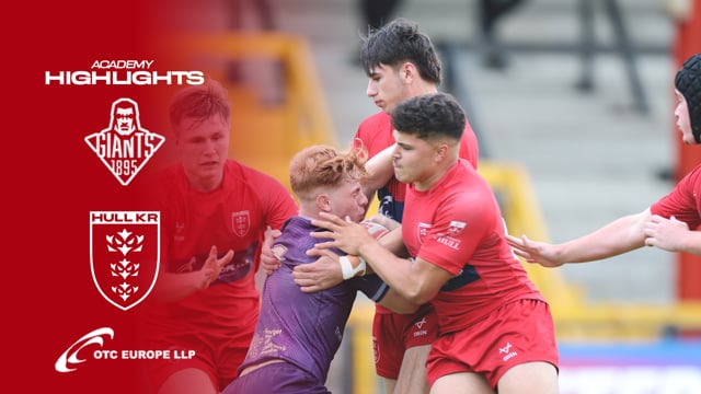 Drop Goal Drama - Huddersfield Giants 25 - 24 Hull KR - Academy Highlights