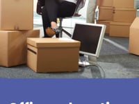 Busy office with employees stressed about shifting