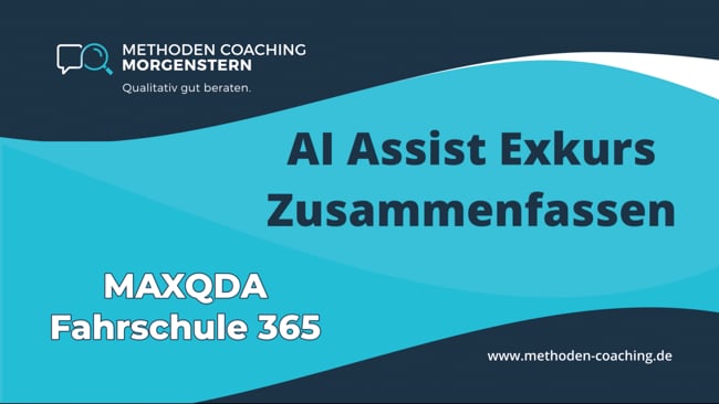 AI in der Analyse | Zusammenfassen