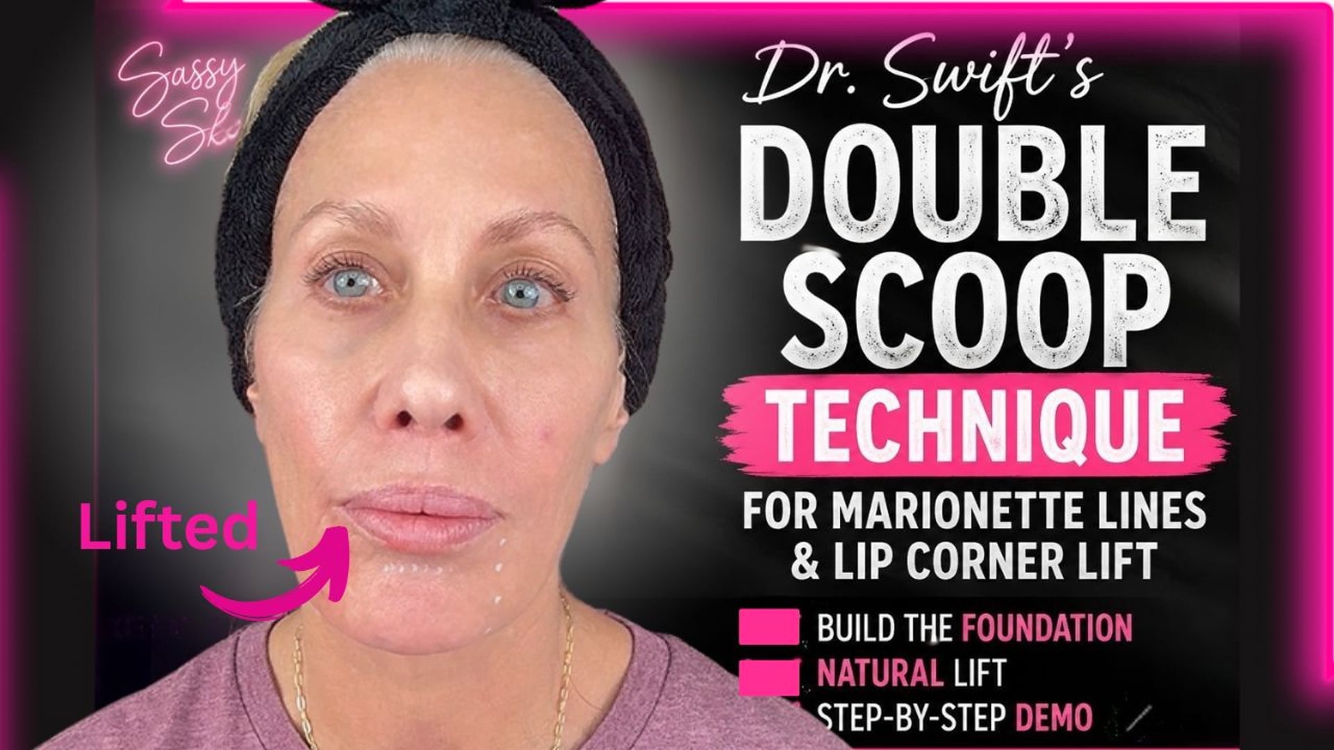 Dr. Swift’s Double Scoop Technique - Lift Mouth Corners & Soften Marionette Lines