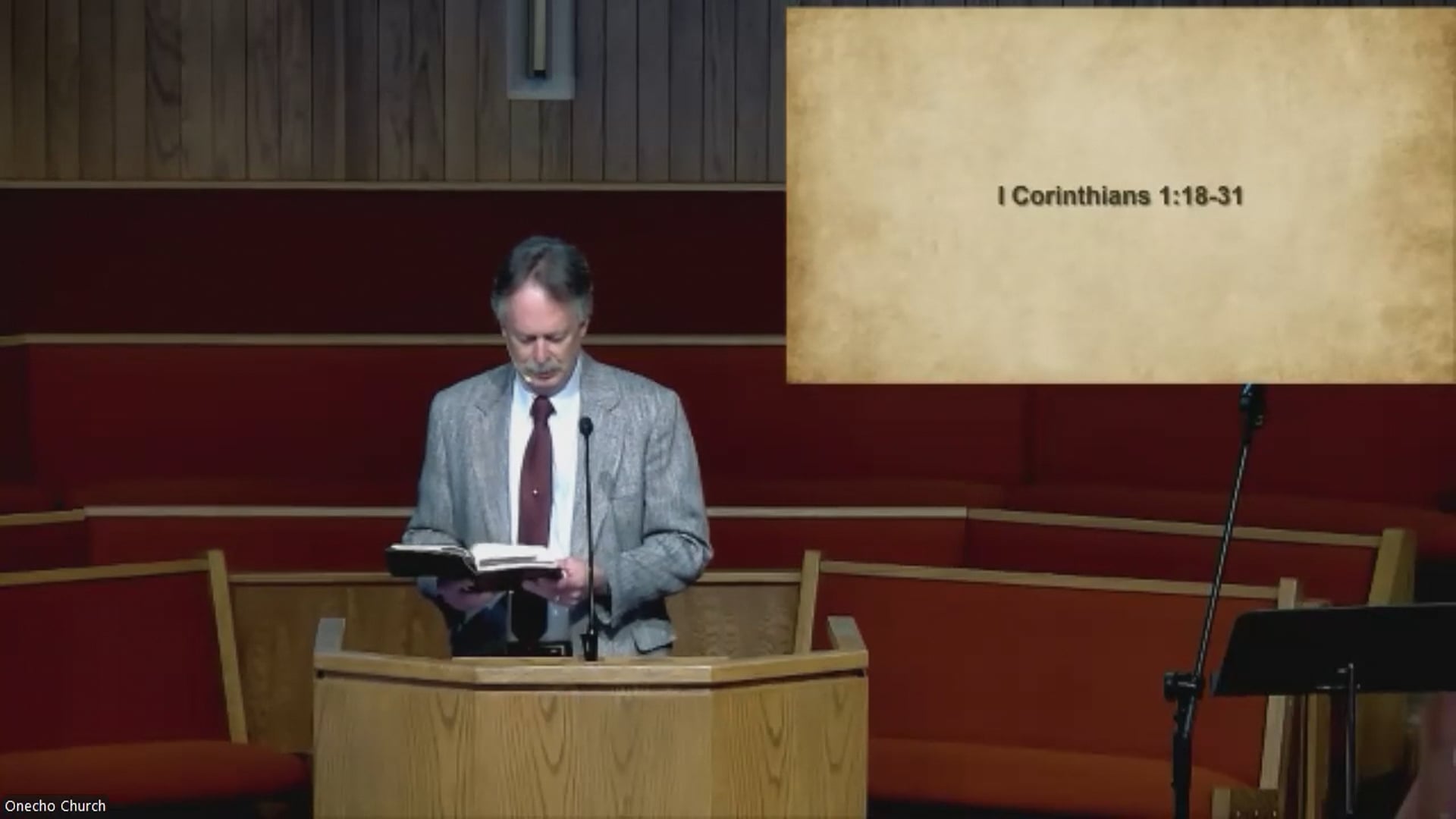 7.5.26 - 1 Cor 1:18-31 - Pastor Nyholm