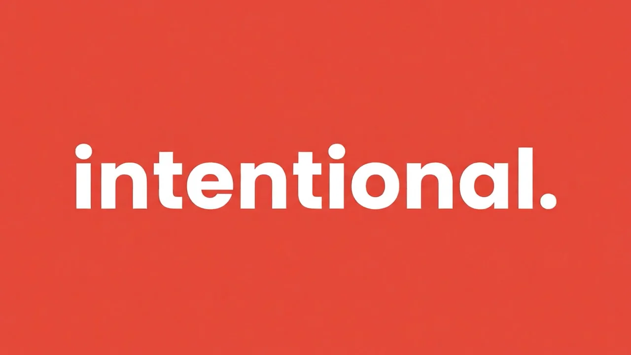 intentional animated logo