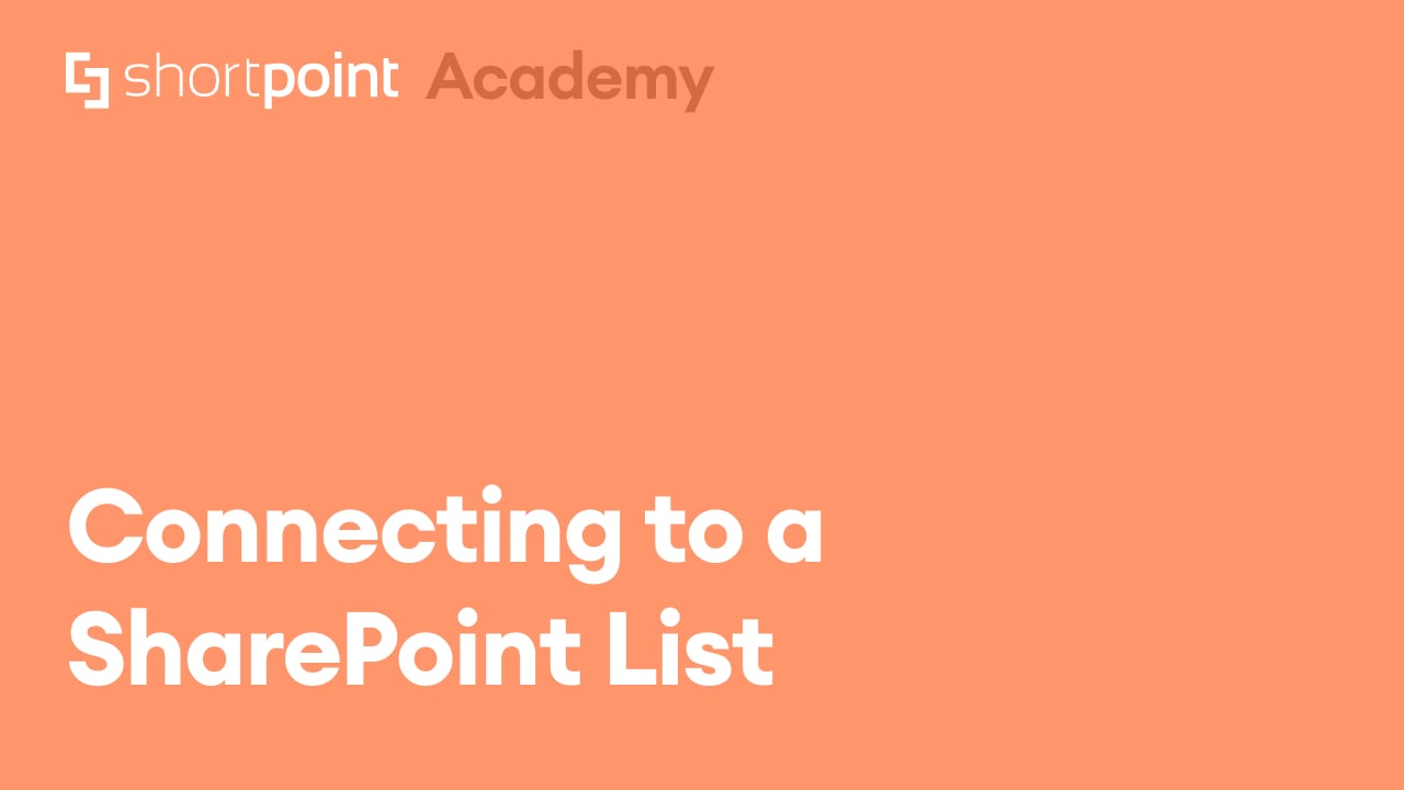 Connecting to a SharePoint List thumbnail