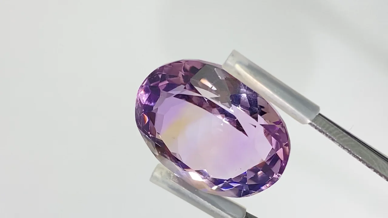宝石質アメトリン AAA ルース ファセットカット 1個 NO.65【1点もの